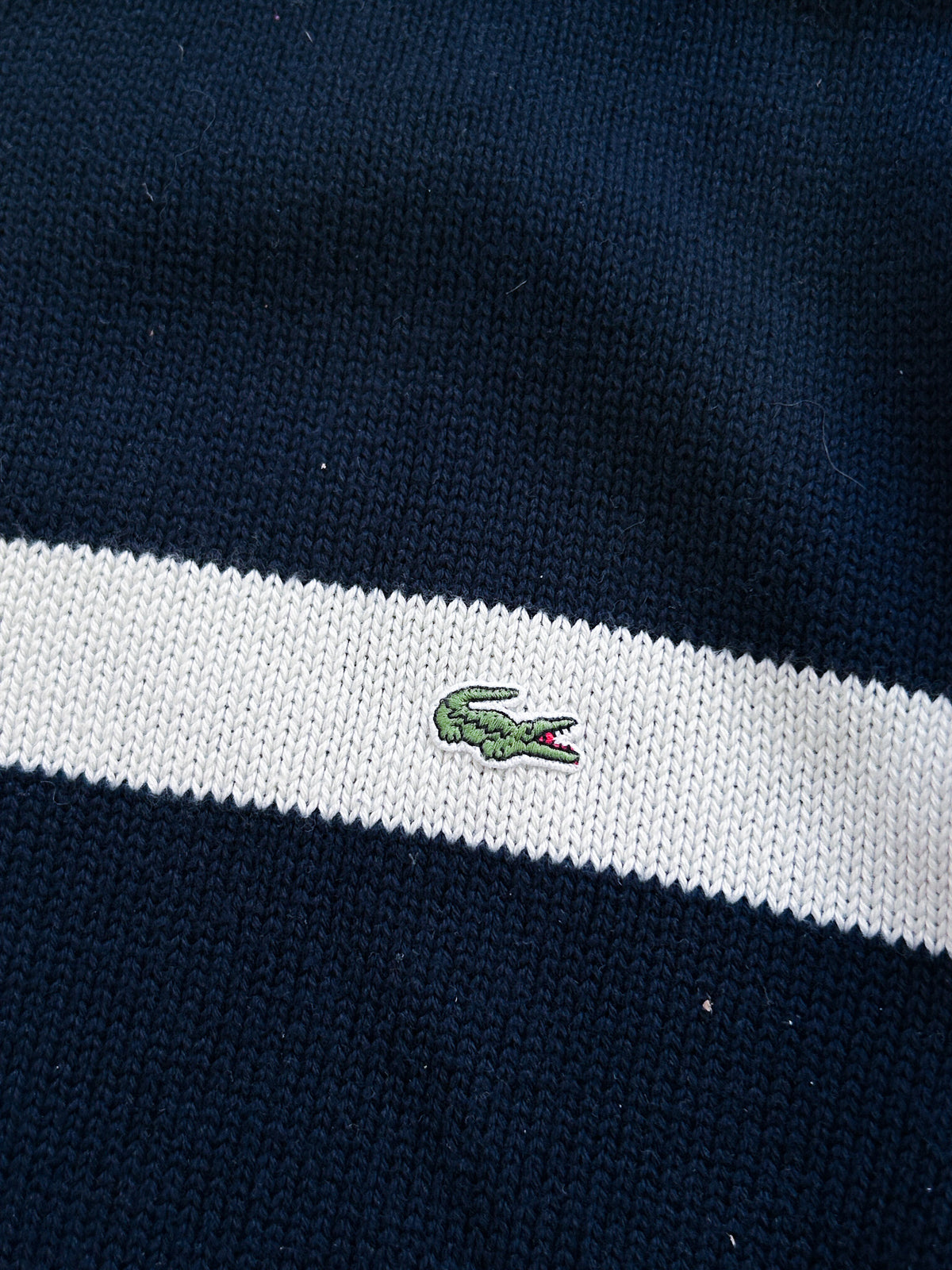 Lacoste Vintage Strickjacke | XL