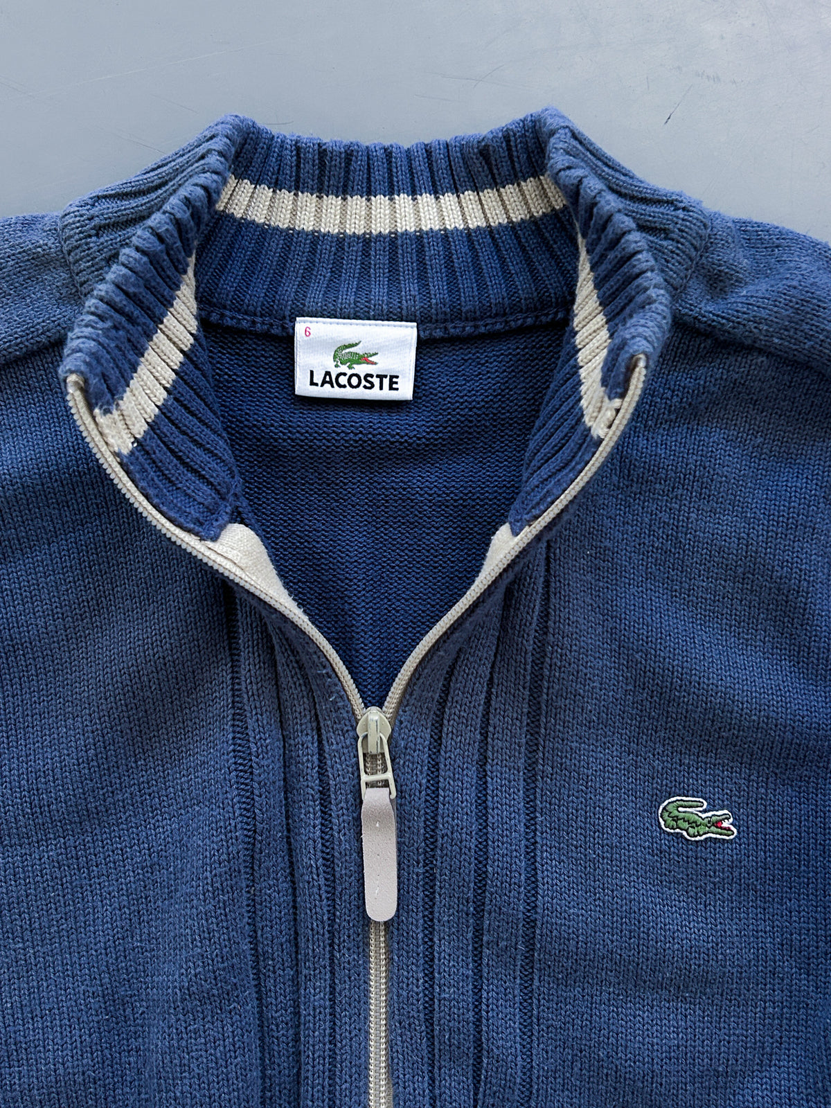 Lacoste Vintage Strickjacke | L