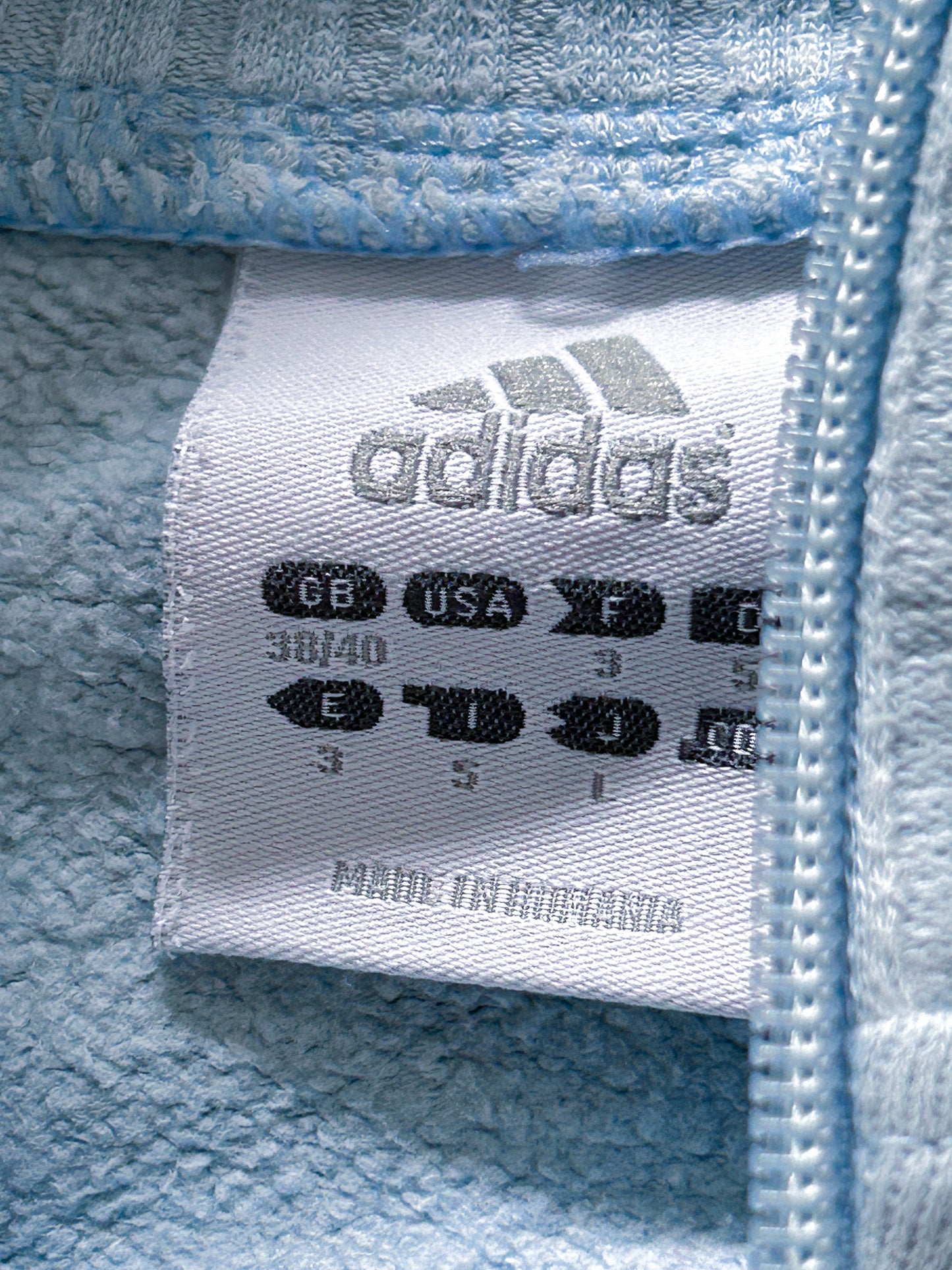 Adidas Vintage *Babyblue* Strickjacke | S