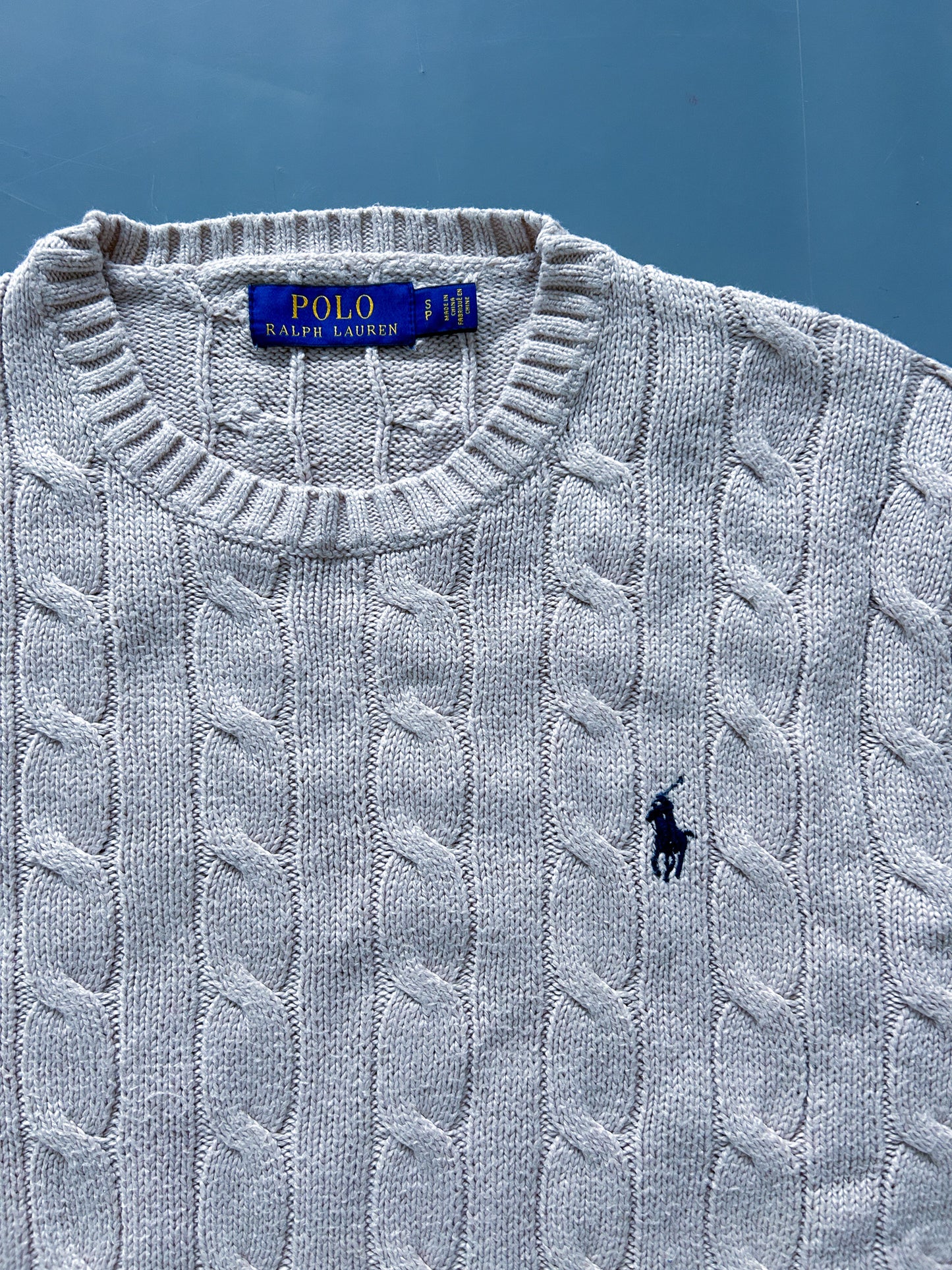Polo Ralph Lauren Vintage *Cable Knit* Pullover | S