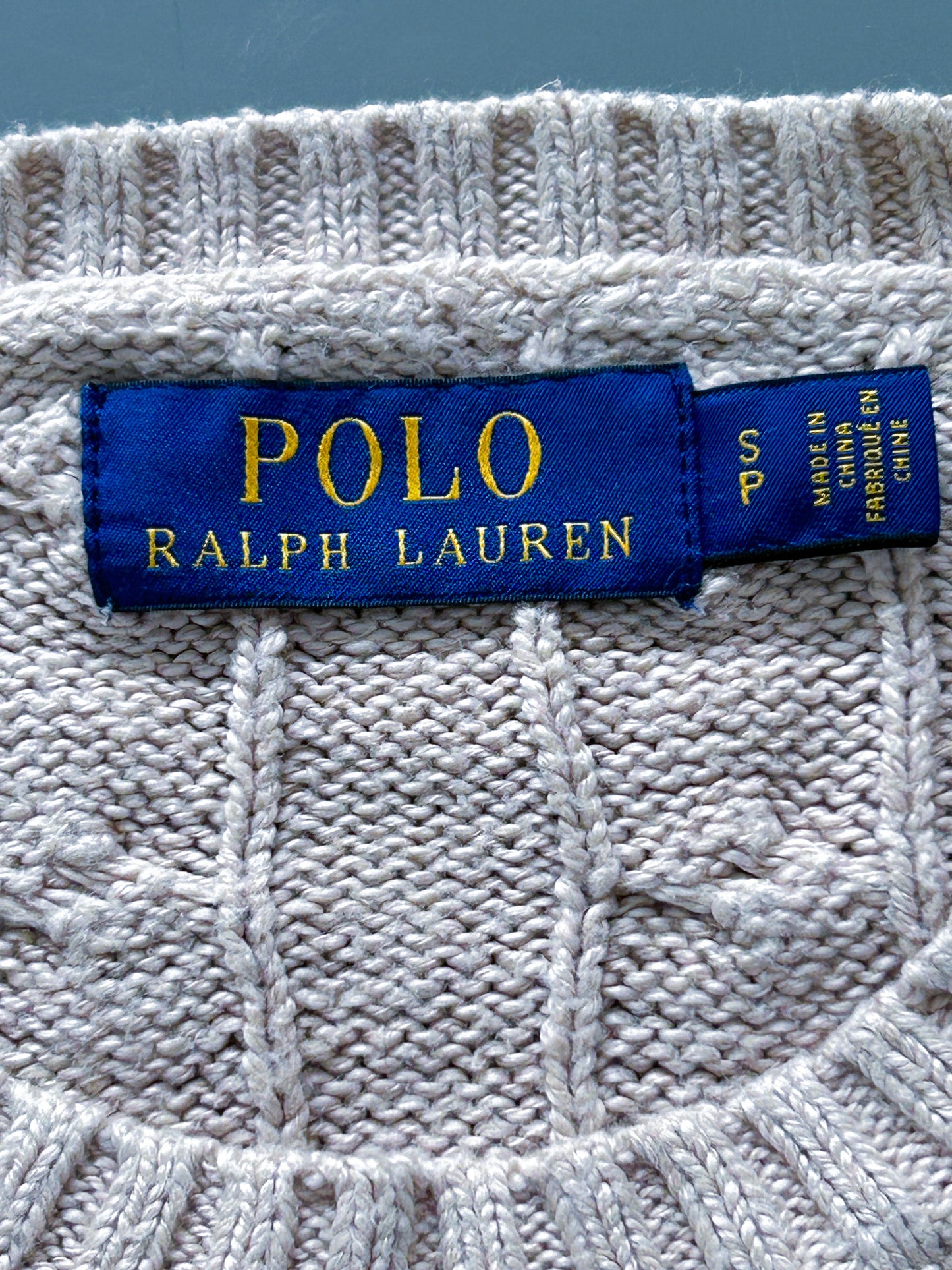 Polo Ralph Lauren Vintage *Cable Knit* Pullover | S