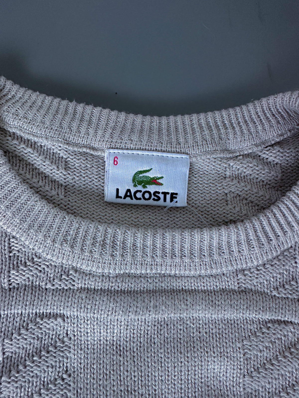 Lacoste Vintage *PREMIUM* Pullover | M