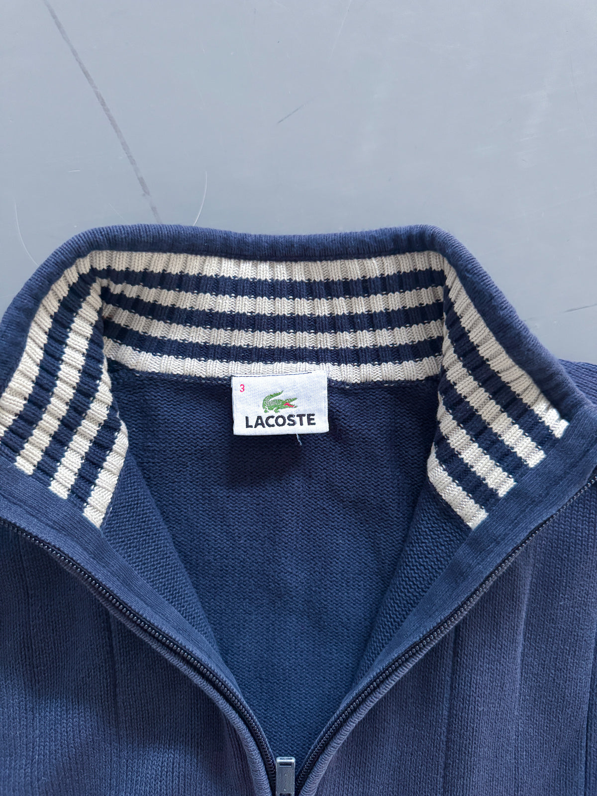 Lacoste Vintage Strickjacke | S