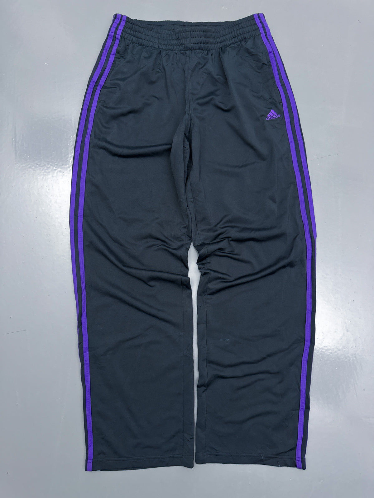 Adidas Vintage *Purple Stripe* Trackpants | L