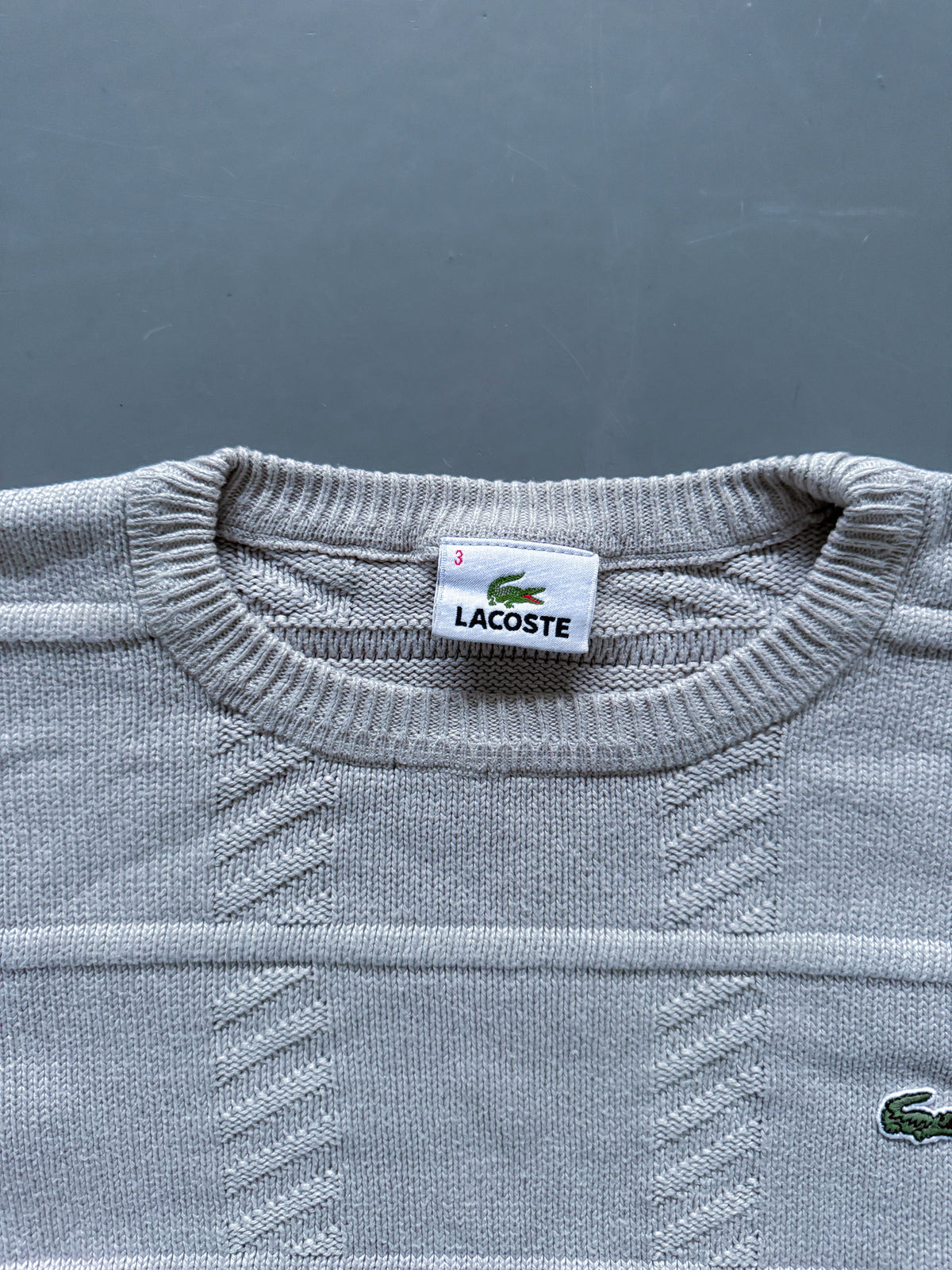 Lacoste Vintage *PREMIUM* Pullover | S