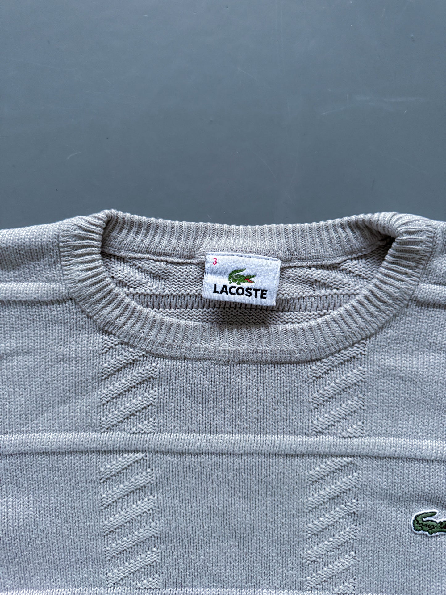 Lacoste Vintage *PREMIUM* Pullover | S