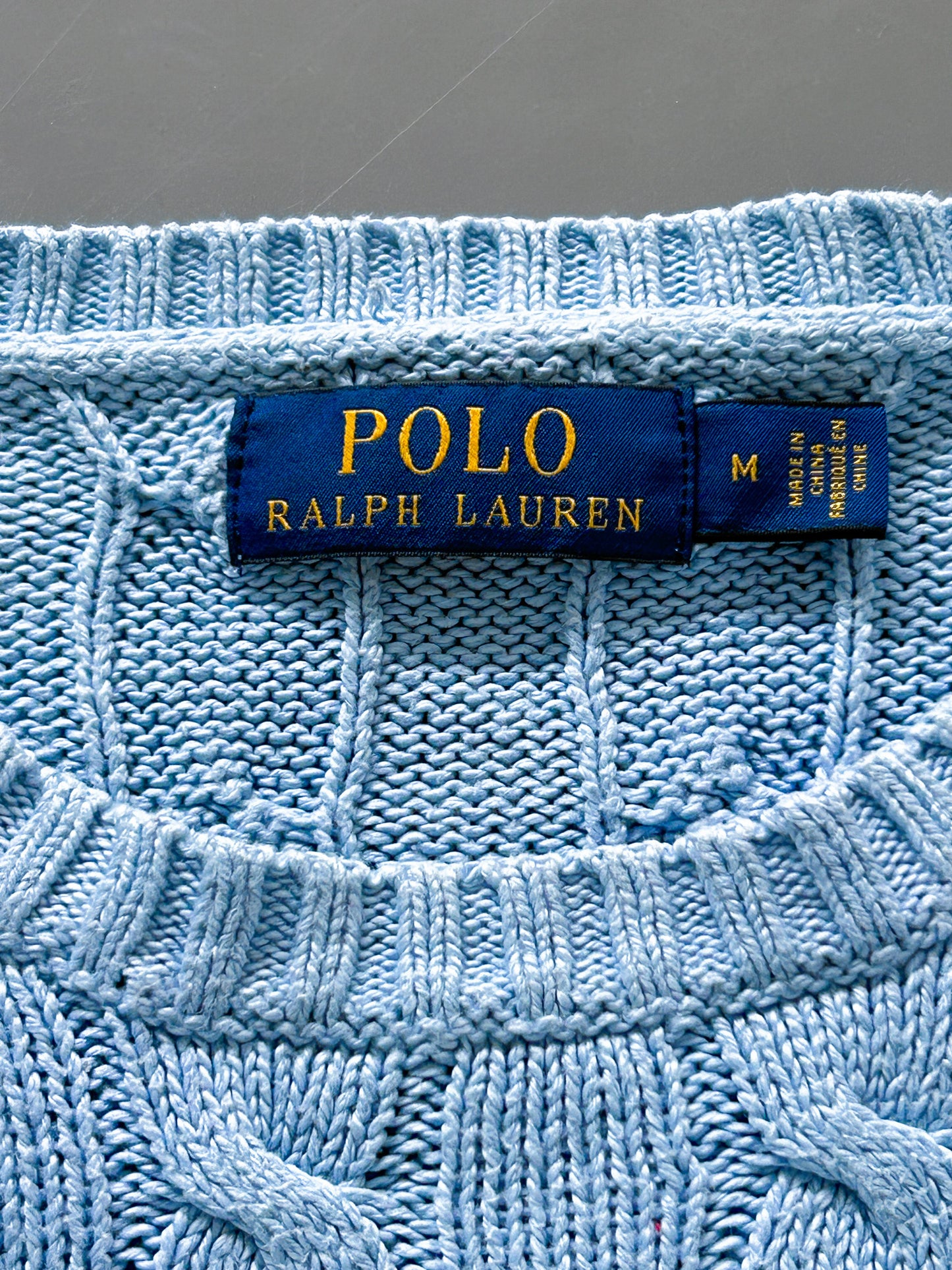 Polo Ralph Lauren Vintage *Cable Knit* Pullover | M