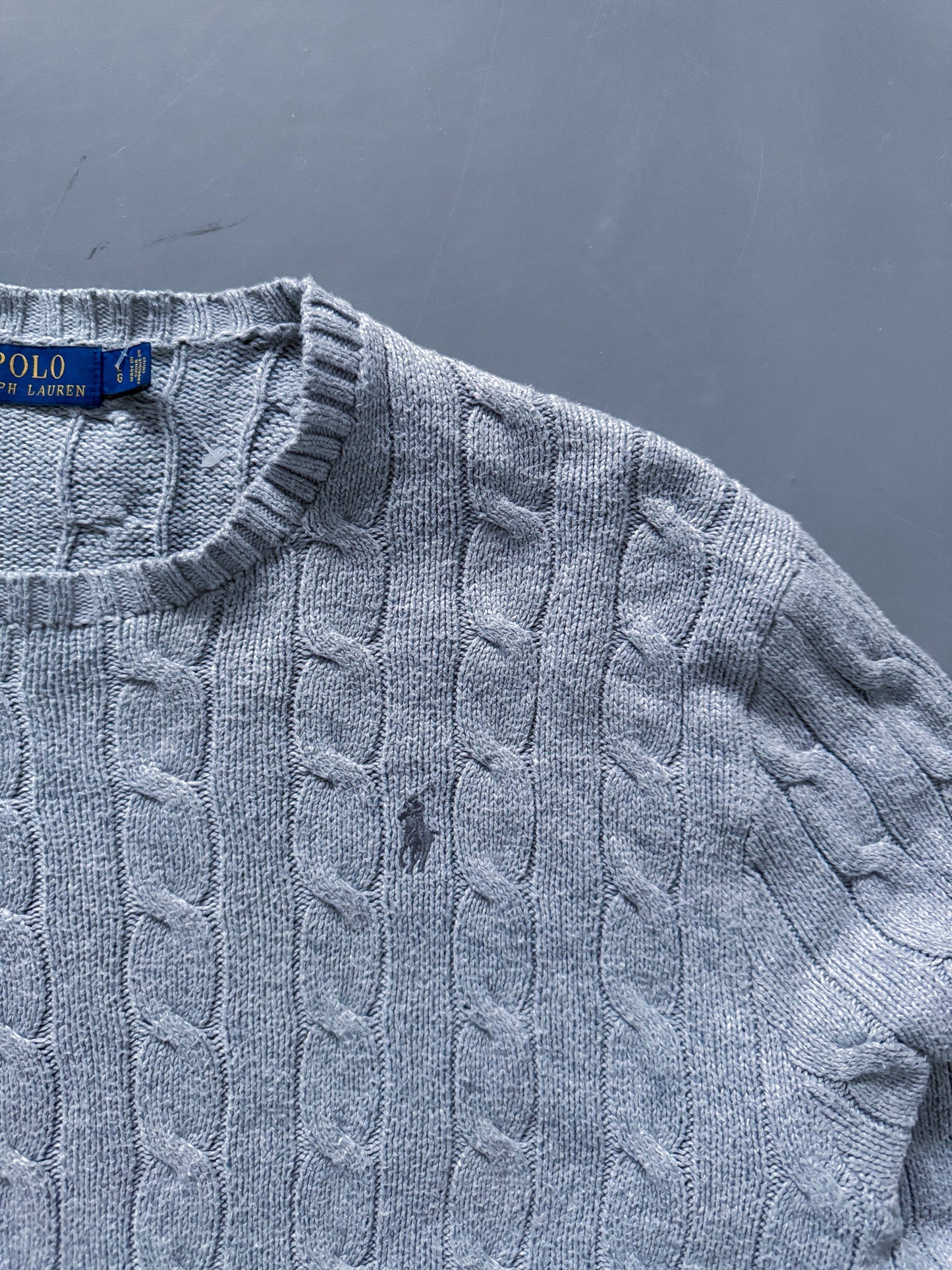 Polo Ralph Lauren Vintage *CABLE KNIT* Pullover | L
