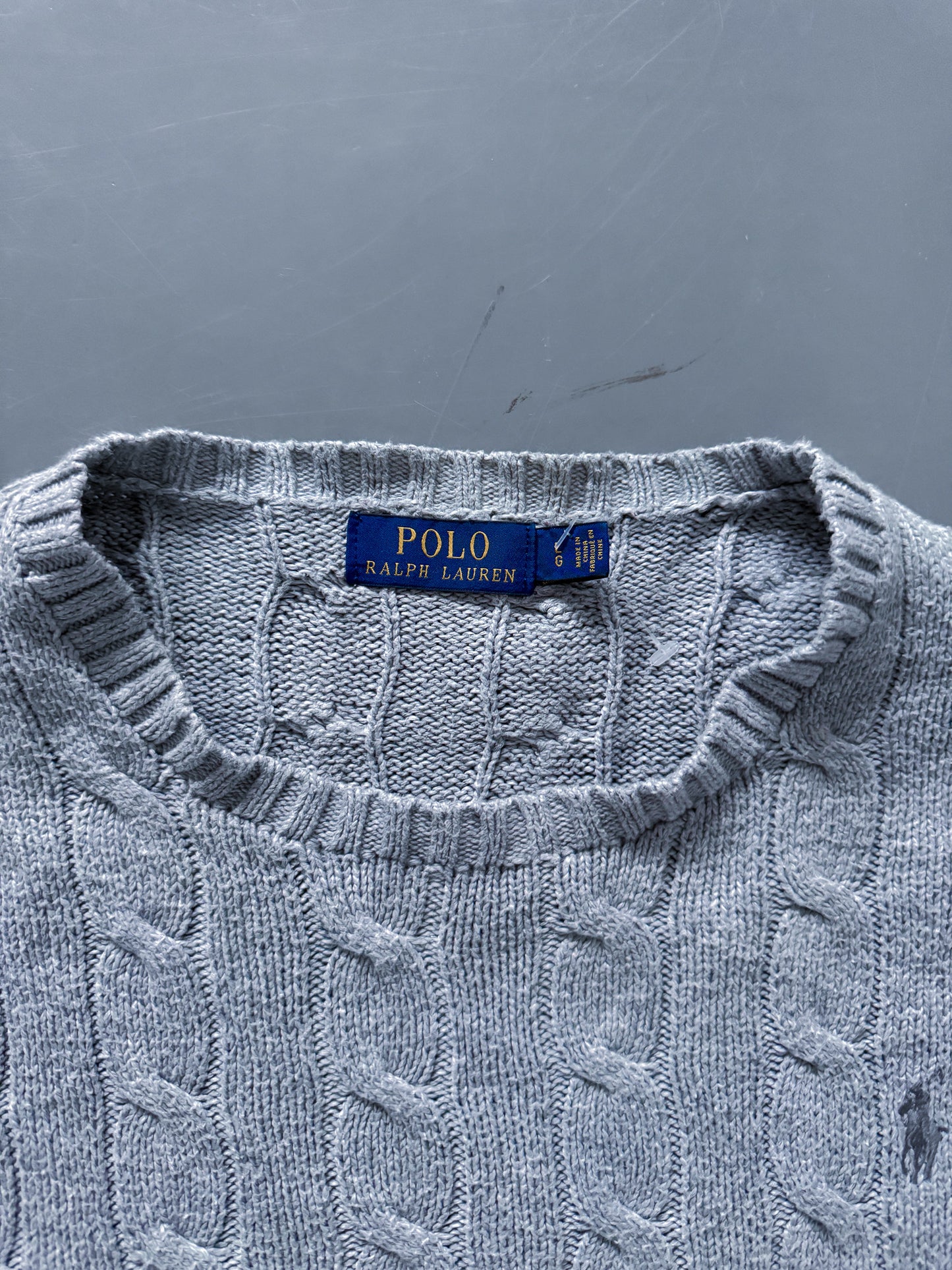Polo Ralph Lauren Vintage *CABLE KNIT* Pullover | L