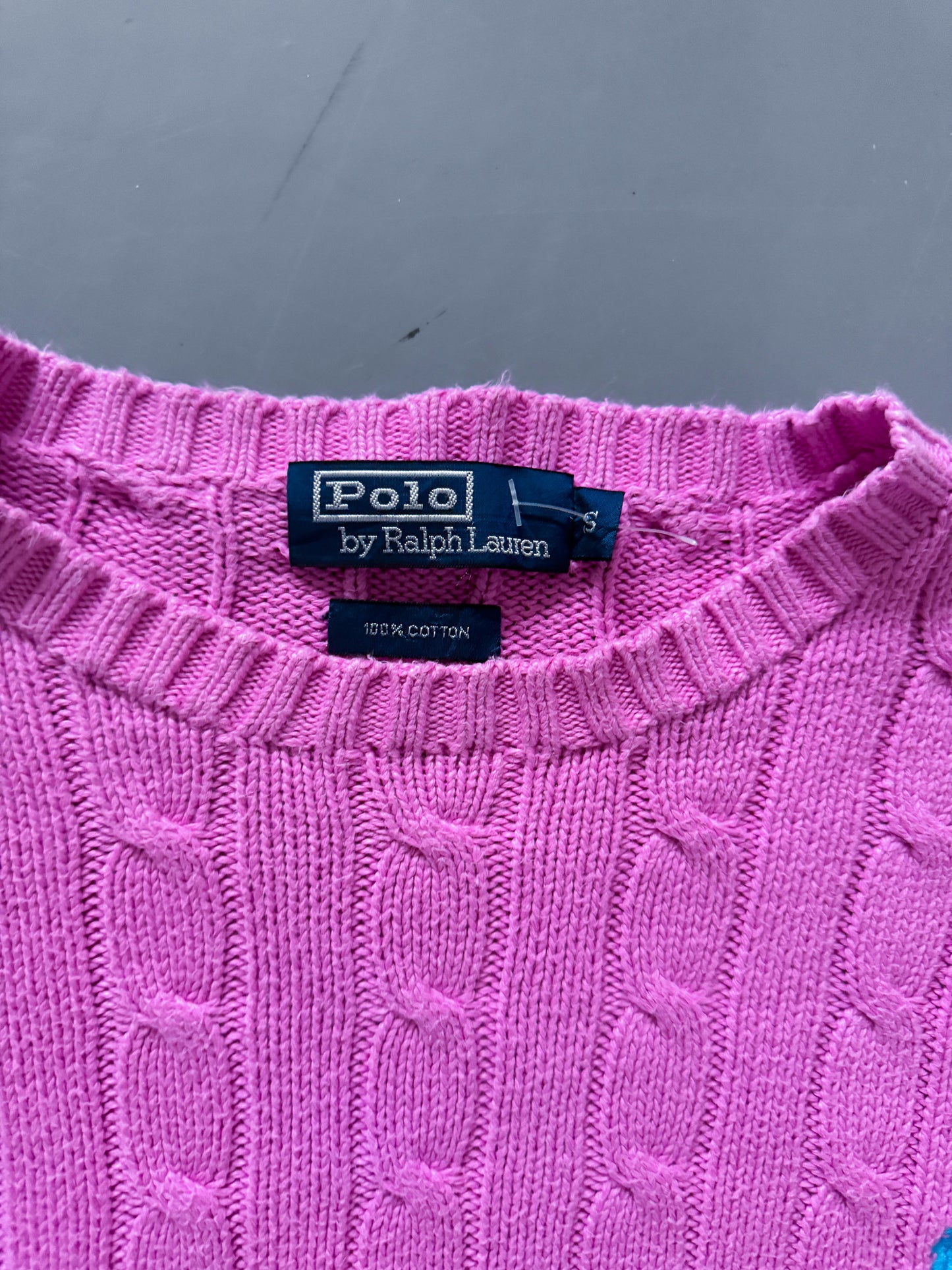Polo Ralph Lauren Vintage *CABLE KNIT* Pullover | S