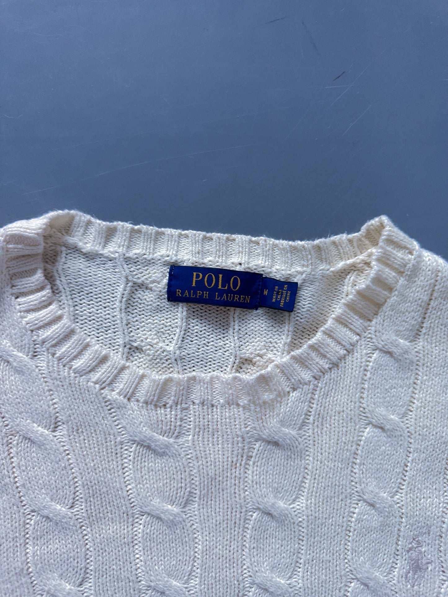 Polo Ralph Lauren Vintage *CABLE KNIT* Pullover | M