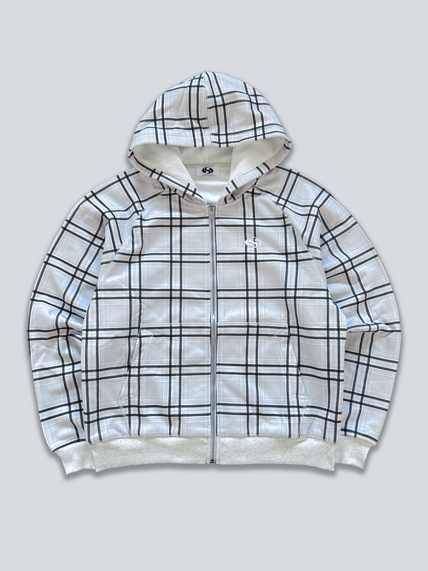 Sportz Plaid Jacket | White