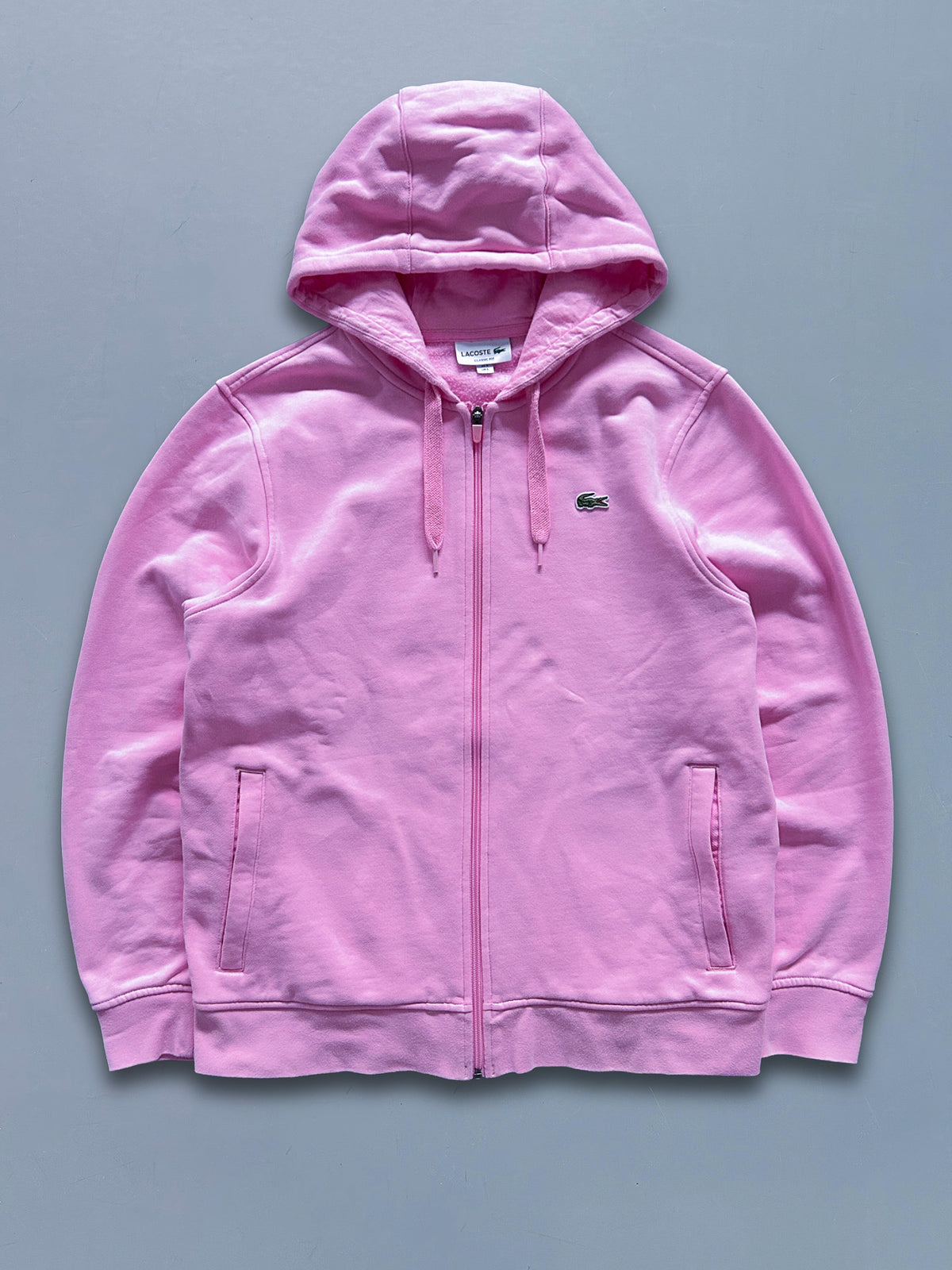 Lacoste Vintage *PINK* Sweatjacke | L