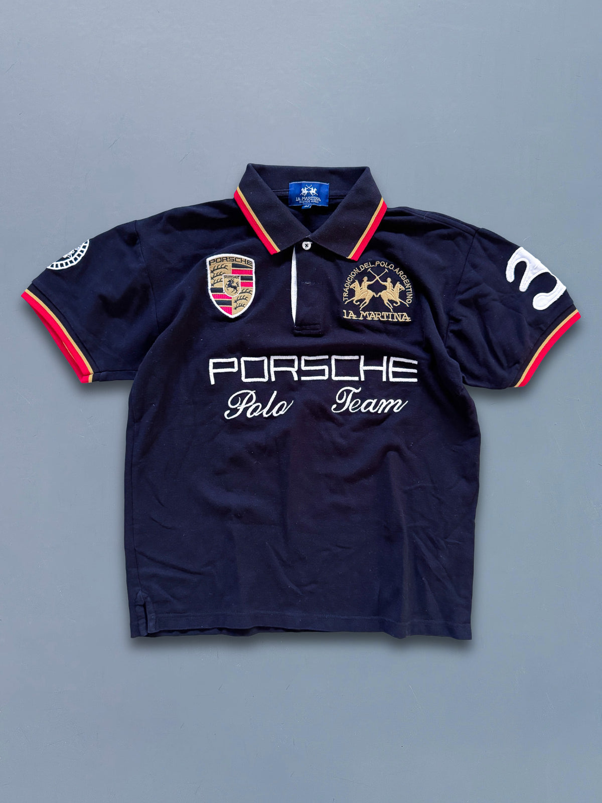 La Martina x Porsche Vintage Polo-Shirt | S