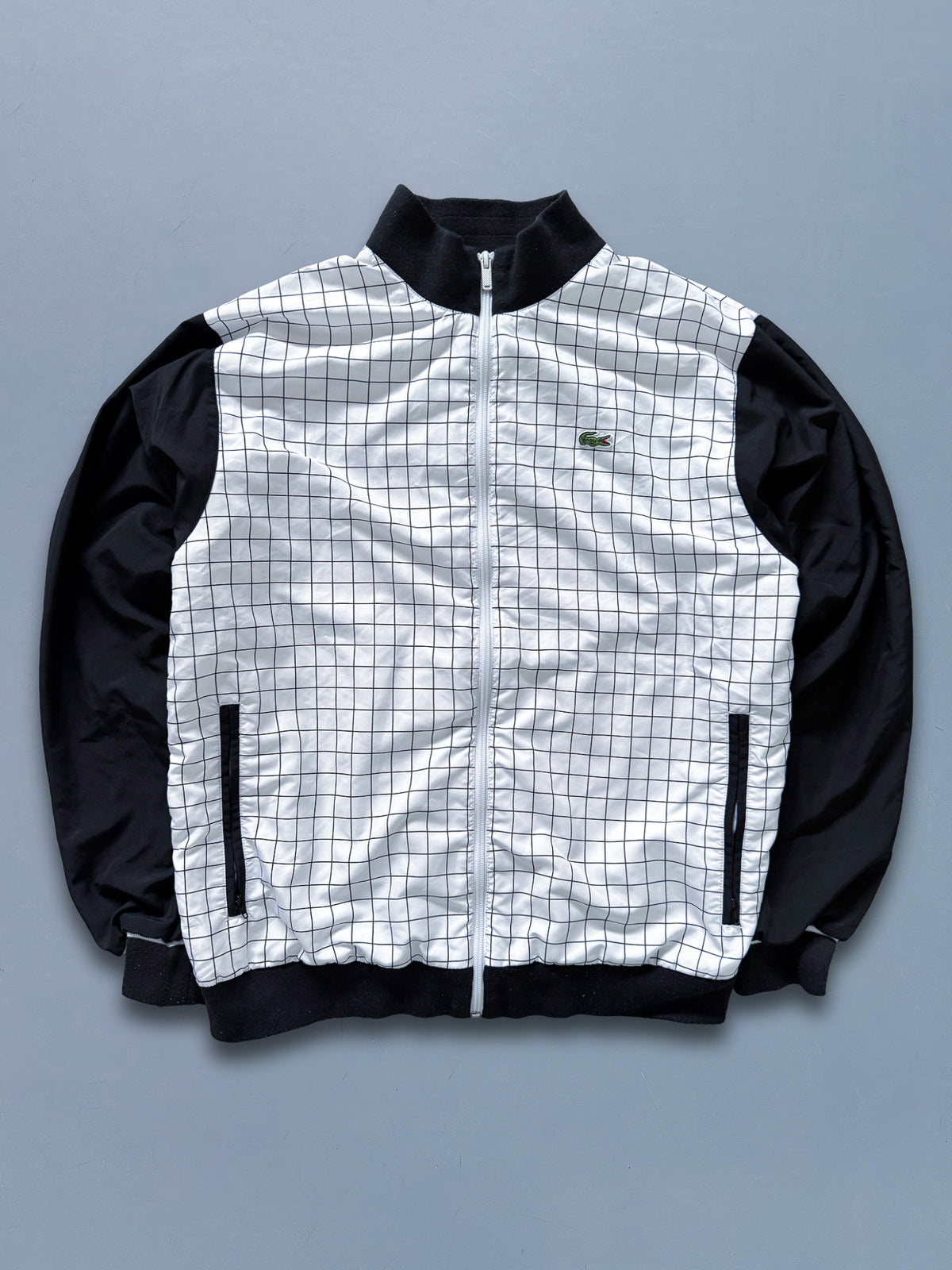 Lacoste Vintage *GRID* Trackjacket | M