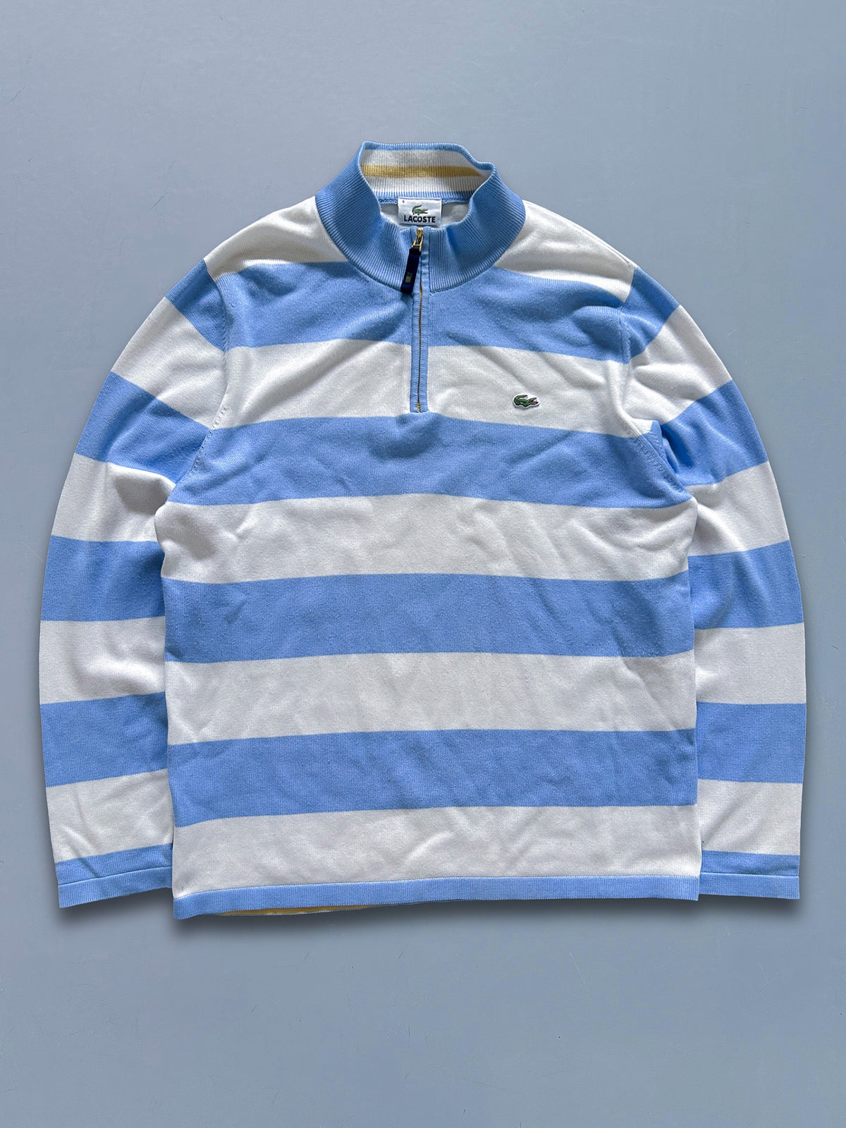 Lacoste Vintage Quarter Zip Pullover | M