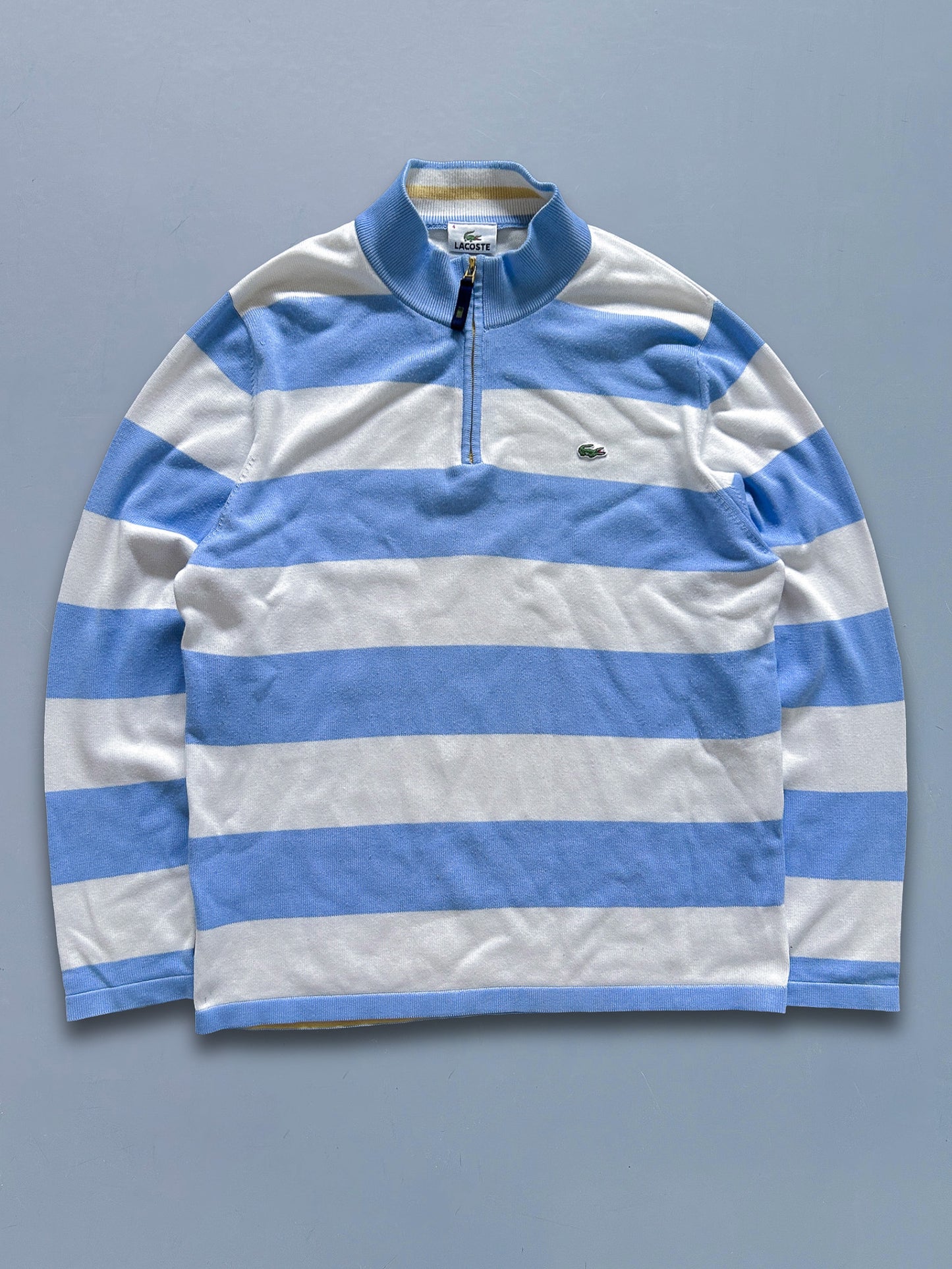Lacoste Vintage Quarter Zip Pullover | M