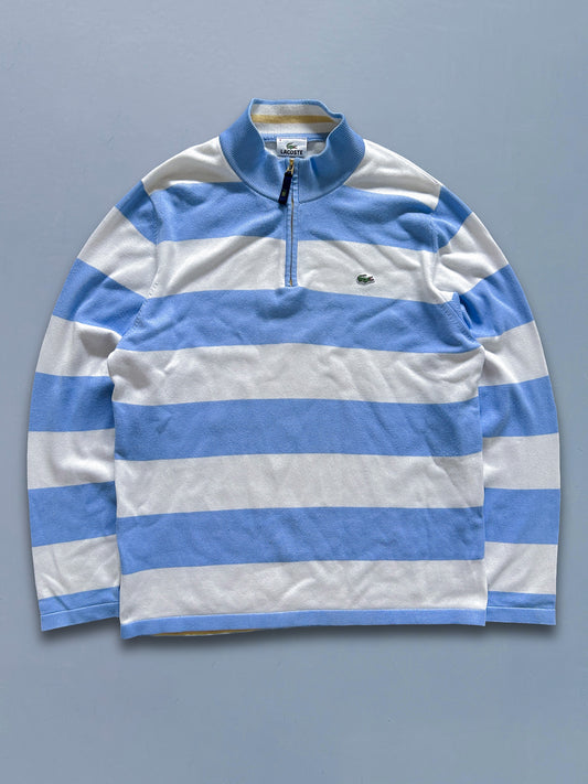 Lacoste Vintage Quarter Zip Pullover | M
