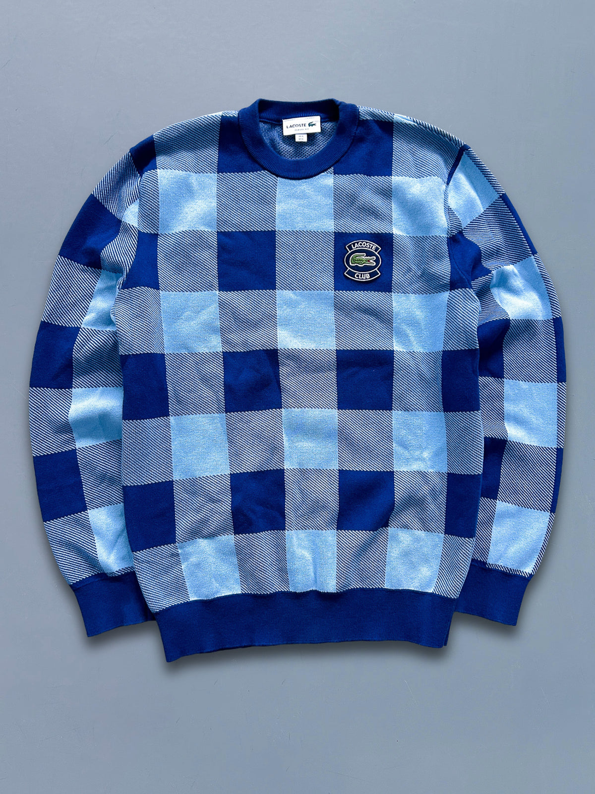 Lacoste Vintage *PLAID* Pullover | L