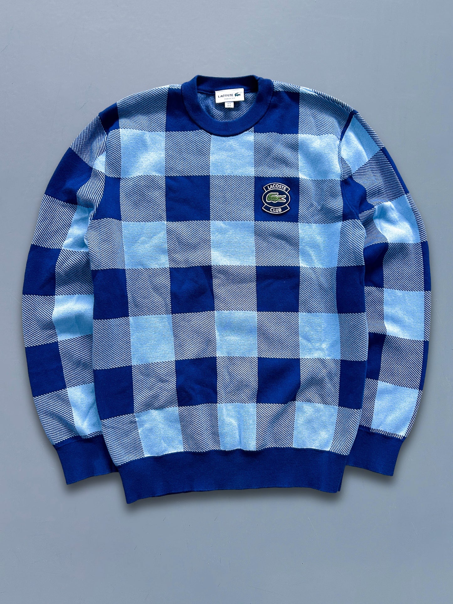 Lacoste Vintage *PLAID* Pullover | L