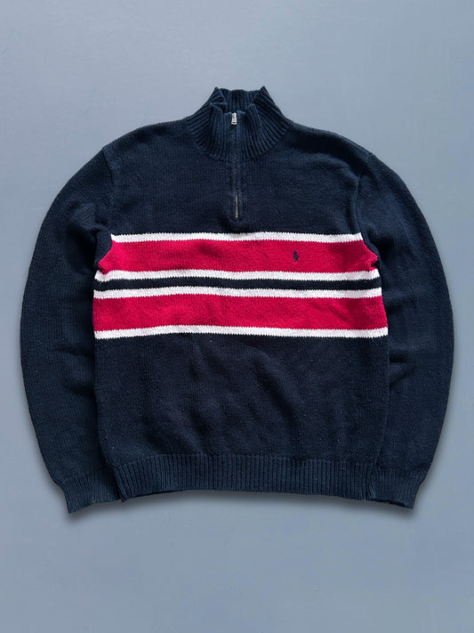 Polo Ralph Lauren Vintage Quarter-Zip Pullover | M