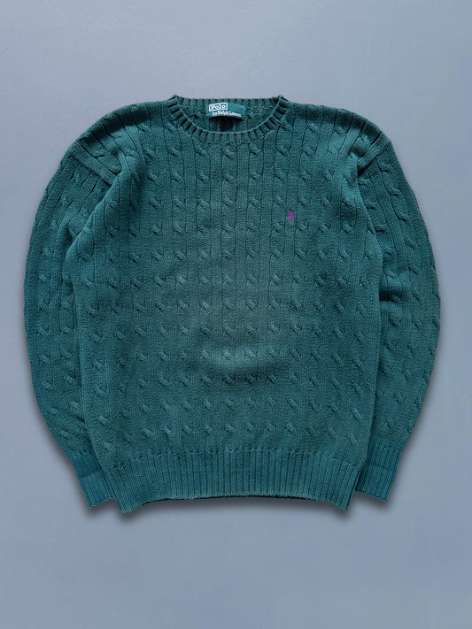 Polo Ralph Lauren Vintage *Cable Knit* Pullover | S