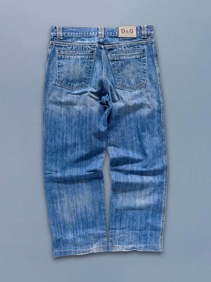 Dolce & Gabbana Y2K Straight-Fit Vintage Jeans | S