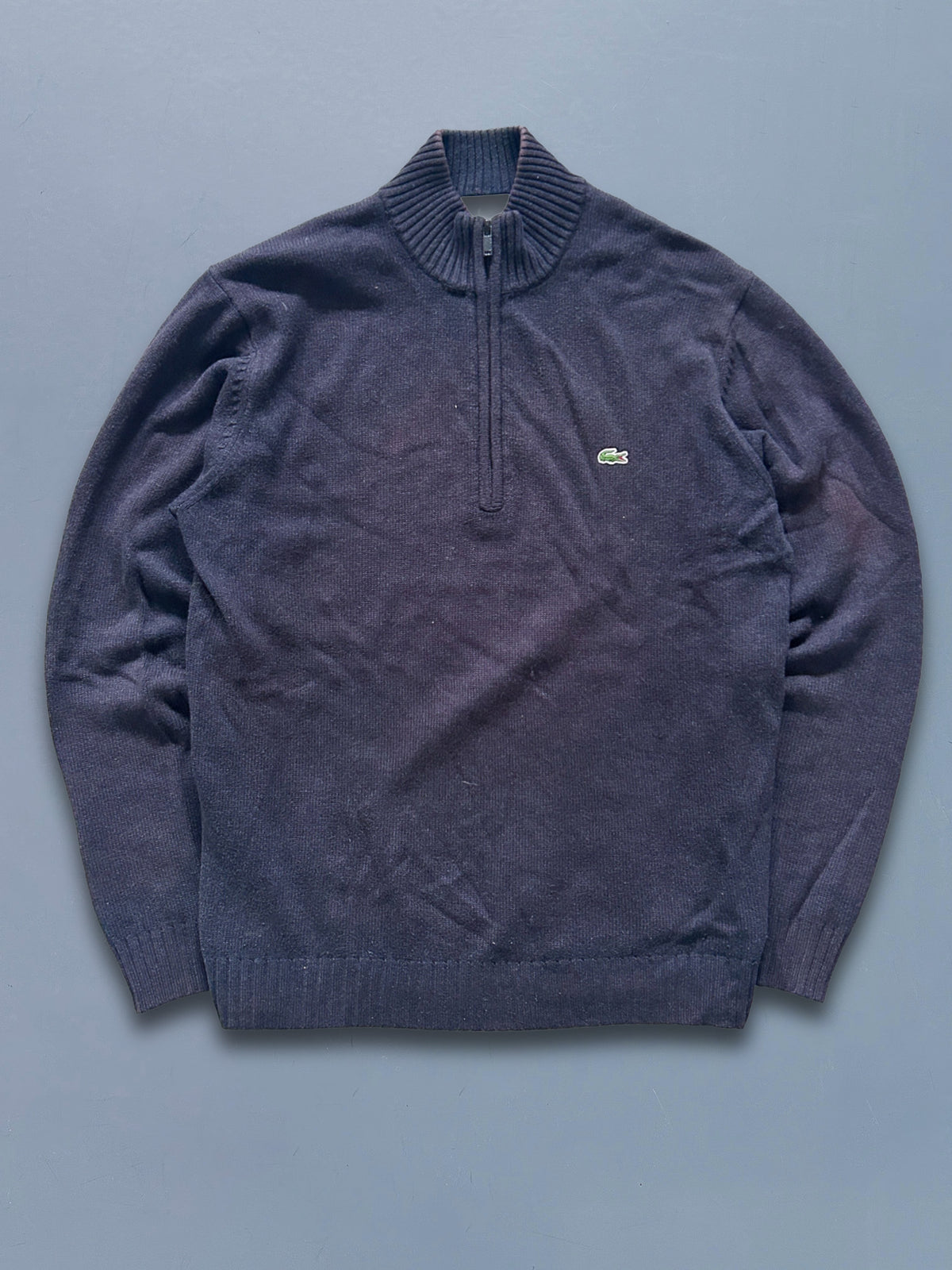 Lacoste Vintage Quarter Zip Pullover | L