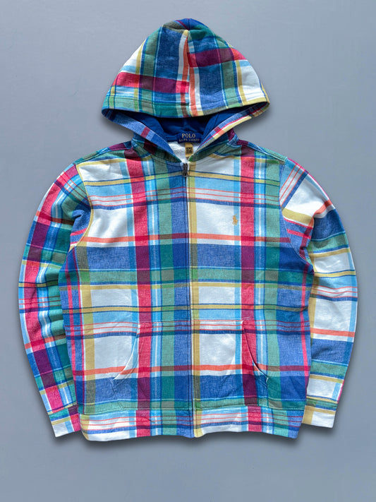 Polo Ralph Lauren Vintage *Plaid* Sweatjacke | S