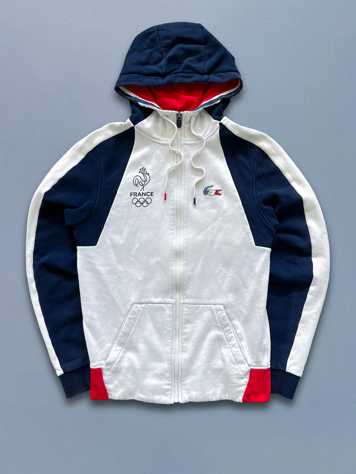 Lacoste x France Vintage Sweatjacke | XS