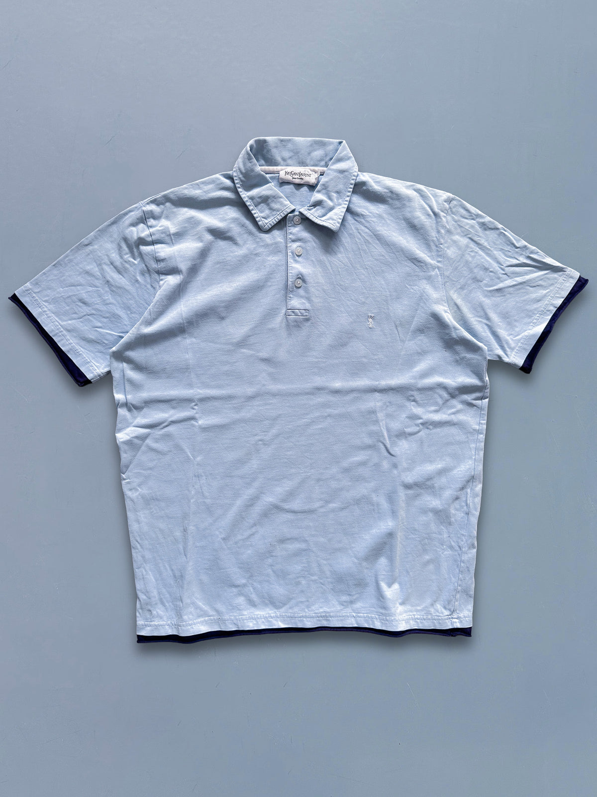 Yves Saint Laurent Vintage *Babyblue* Polo-Shirt | M