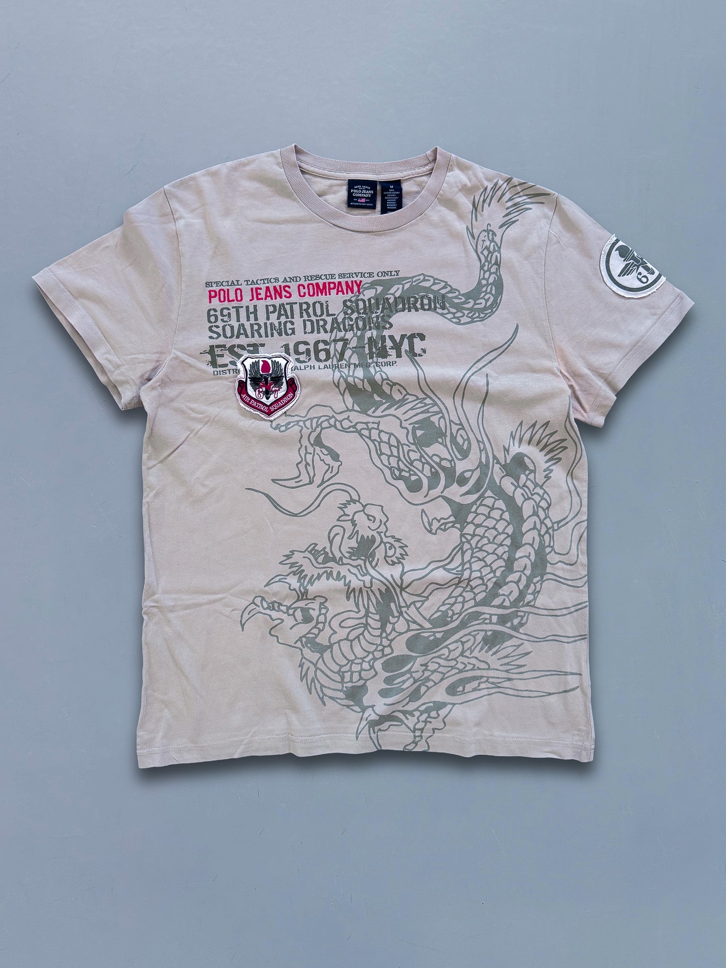 Vintage Polo Ralph *Rare Dragon* Lauren T-Shirt | M