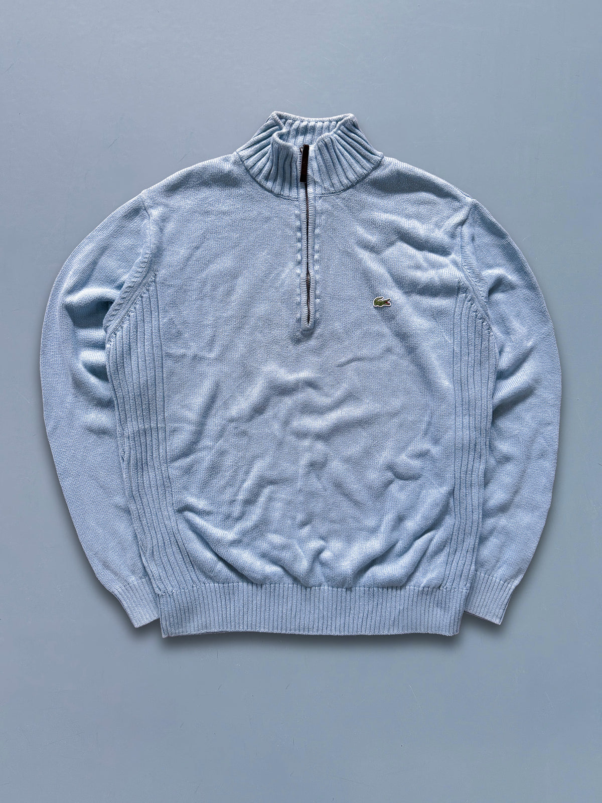Lacoste Vintage *Babyblue* Zip-Pullover | M