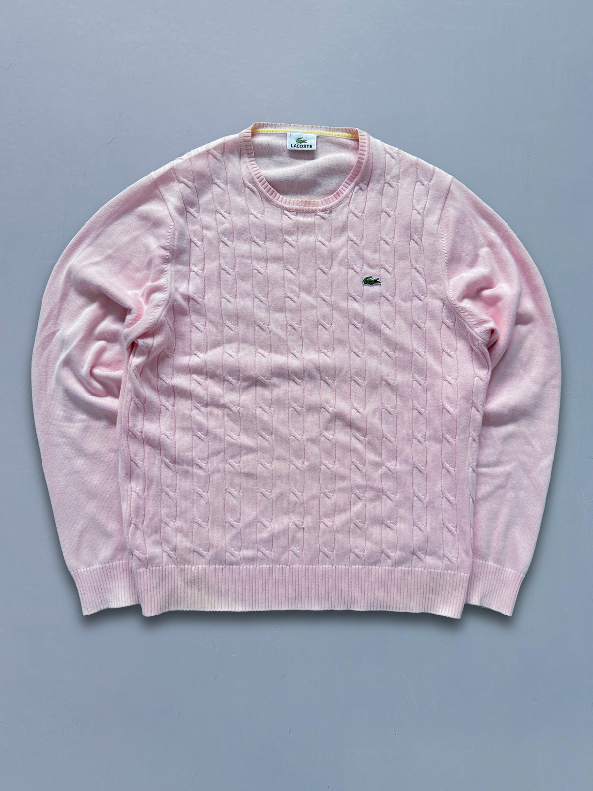 Lacoste Vintage *Cable-Knit* Pullover | M