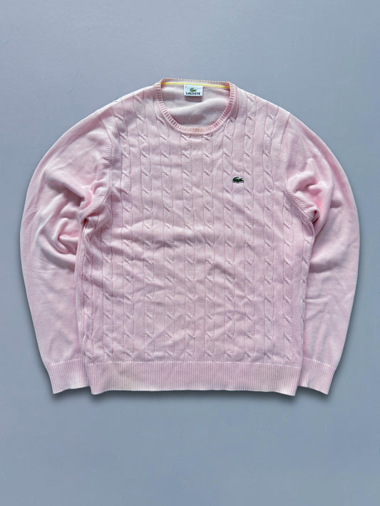 Lacoste Vintage *Cable-Knit* Pullover | M