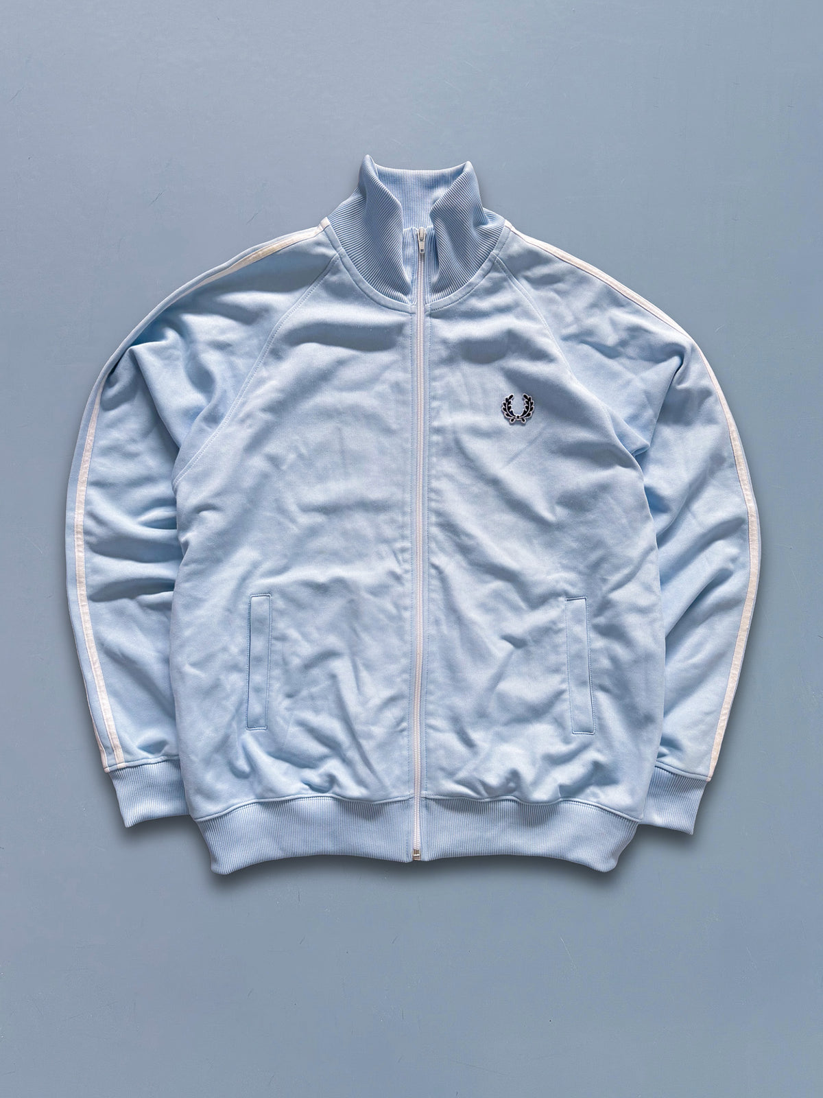 Fred Perry Vintage *Babyblue* Strickjacke | M