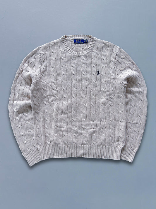 Polo Ralph Lauren Vintage *Cable Knit* Pullover | S
