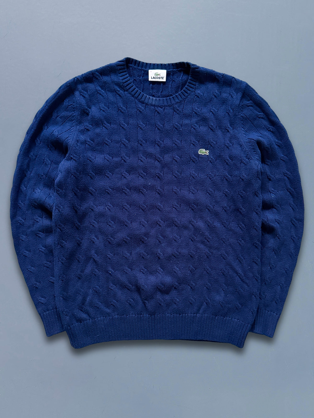 Lacoste Vintage *Cable Knit* Pullover | M