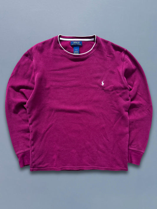 Polo Ralph Lauren Vintage *Waffle* Longsleeve / Pullover | S