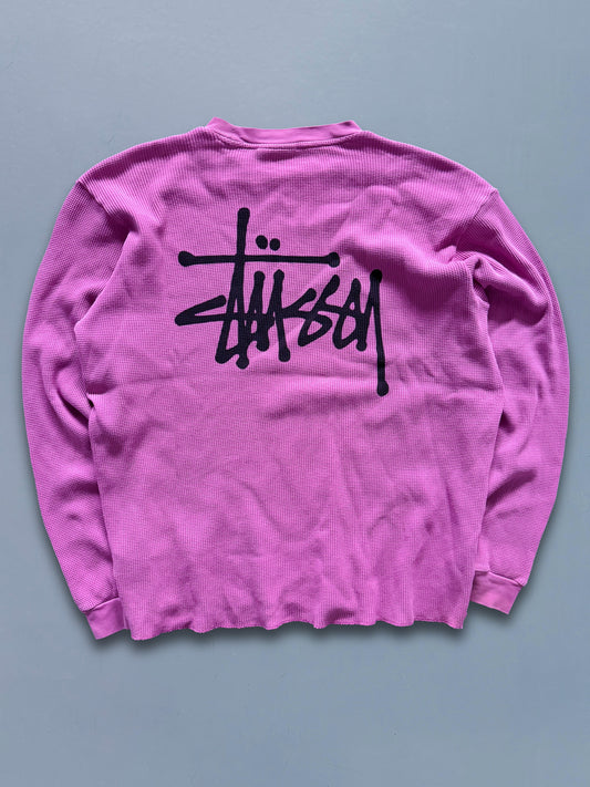Stüssy Vintage *Waffle* Longsleeve / Pullover | M