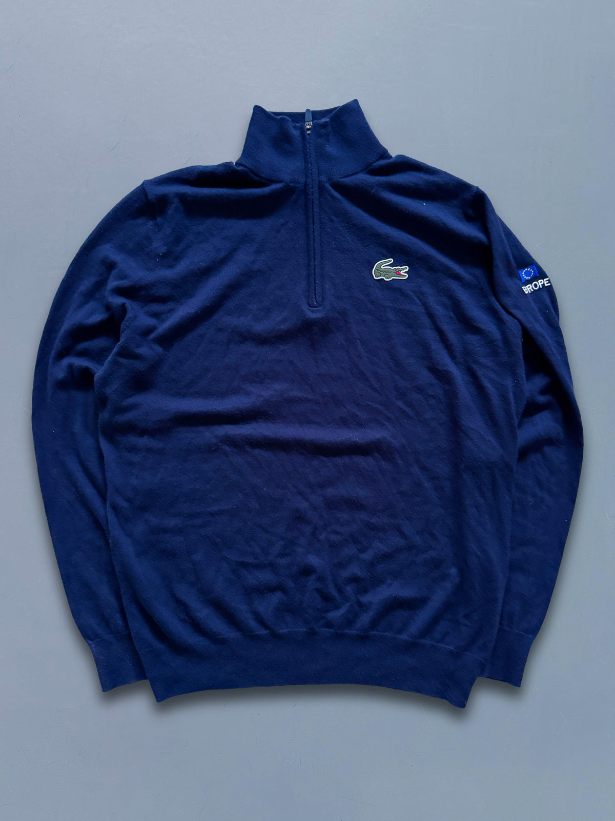Lacoste *EUROPE* Vintage Quarter Zip / Pullover  | L