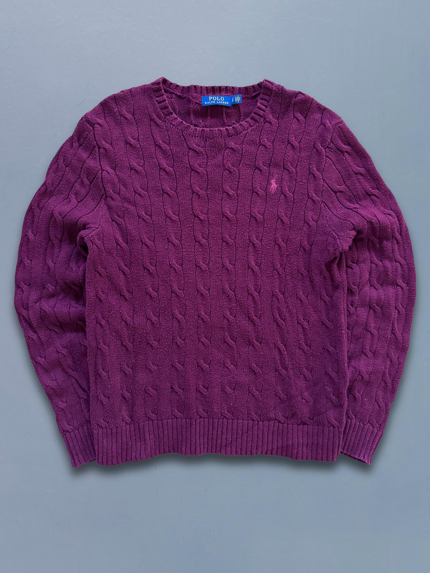 Polo Ralph Lauren Vintage *Cable Knit* Pullover | S