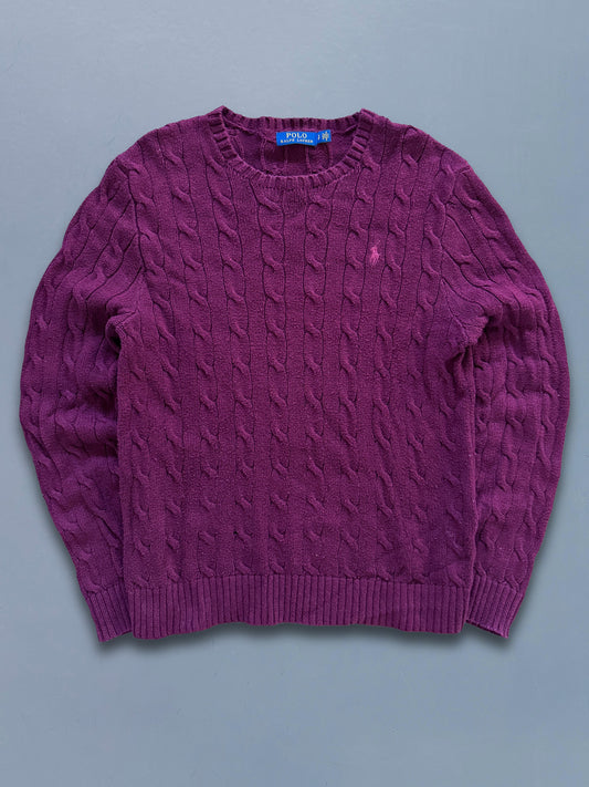 Polo Ralph Lauren Vintage *Cable Knit* Pullover | S