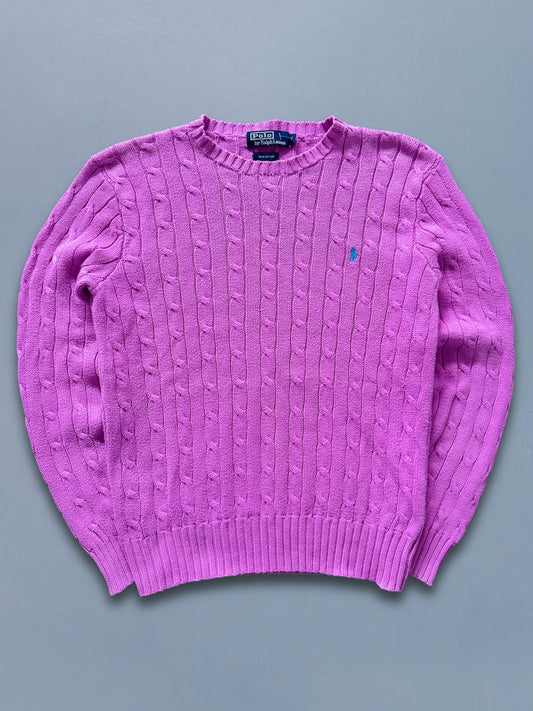 Polo Ralph Lauren Vintage *CABLE KNIT* Pullover | S